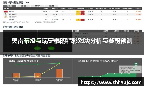 奥雷布洛与瑞宁根的精彩对决分析与赛前预测