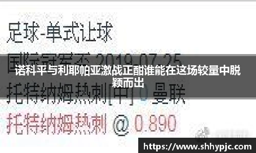 诺科平与利耶帕亚激战正酣谁能在这场较量中脱颖而出